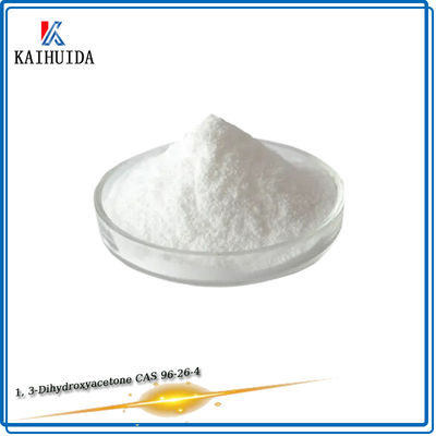 Una materia prima 1, 3-Dihydroxyacetone CAS 96-26-4 di 1,3 cosmetici di DHA