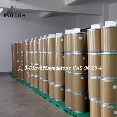 Una materia prima 1, 3-Dihydroxyacetone CAS 96-26-4 di 1,3 cosmetici di DHA