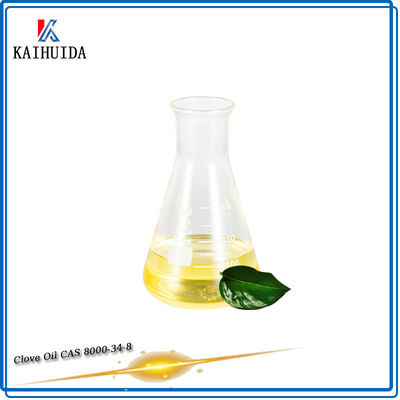 Olio di chiodo di garofano crudo naturale giallo-chiaro CAS 8000-34-8 180kg/drum