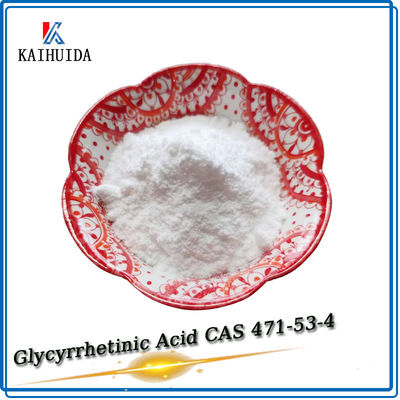 Cosmetici Materiale grezzo Sbiancatore della pelle Enoxolone Acido glicirretinico in polvere CAS 471-53-4